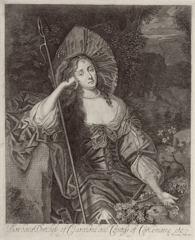 Barbara Duchess of Cleaveland (1641-1709) as a Shepherdess by Peter Lely